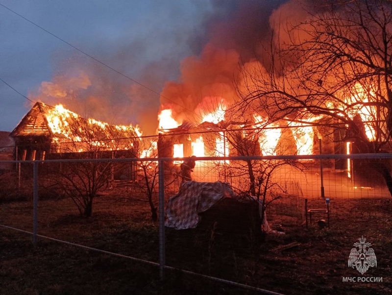 В Мордовии сгорели два дома